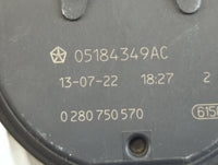 2011-2022 Dodge Charger Throttle Body P/N:0 280 750 570 05184349AC Fits OEM Used Auto Parts - Oemusedautoparts1.com