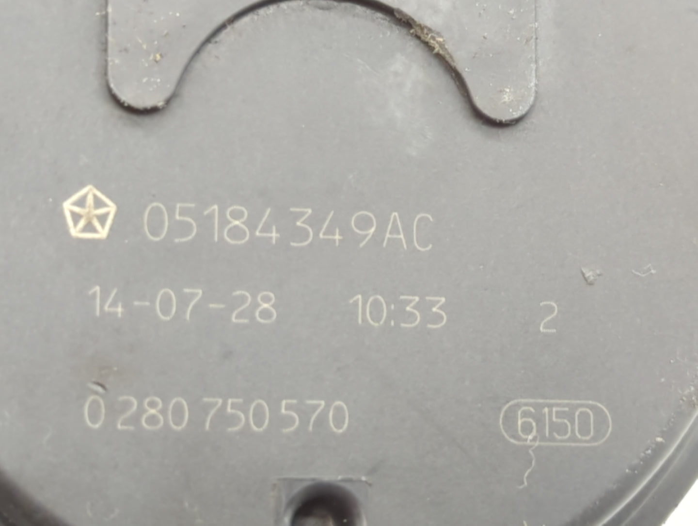 2011-2022 Dodge Charger Throttle Body P/N:0 280 750 570 05184349AC Fits OEM Used Auto Parts - Oemusedautoparts1.com