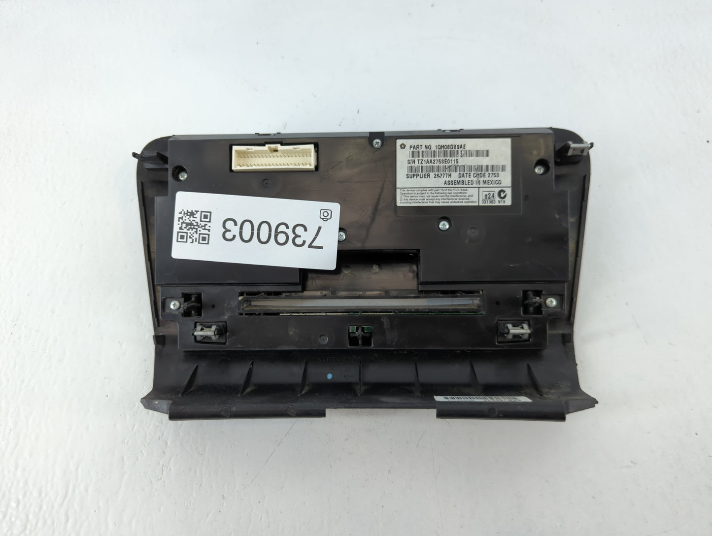 2014 Dodge Charger Climate Control Module Temperature AC/Heater Replacement P/N:1QH08DX9AE Fits OEM Used Auto Parts - Oemuse