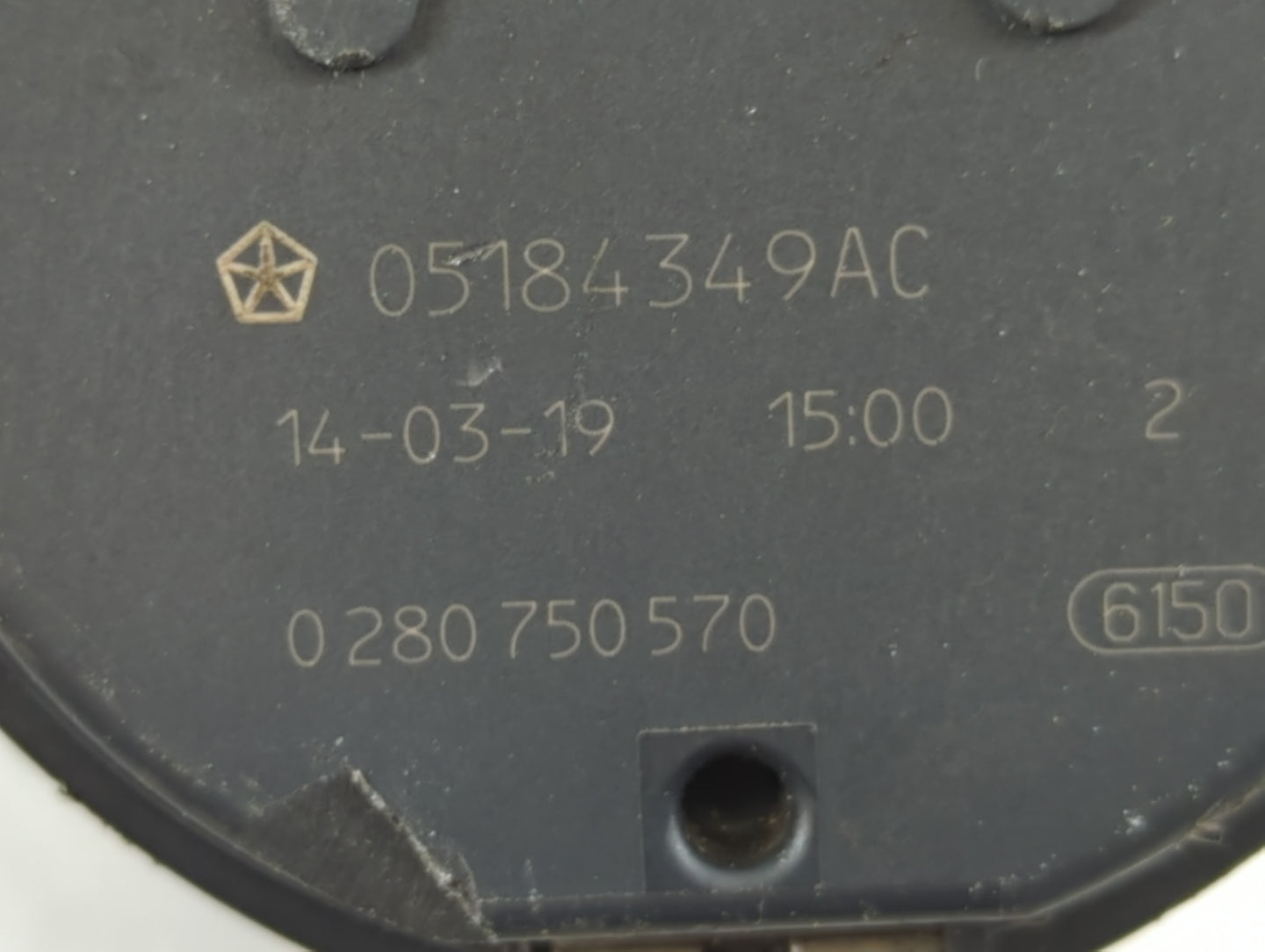 2011-2022 Dodge Charger Throttle Body P/N:0 280 750 570 05184349AC Fits OEM Used Auto Parts - Oemusedautoparts1.com