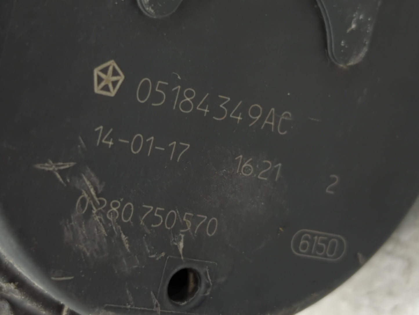 2011-2022 Dodge Charger Throttle Body P/N:0 280 750 570 05184349AC Fits OEM Used Auto Parts - Oemusedautoparts1.com