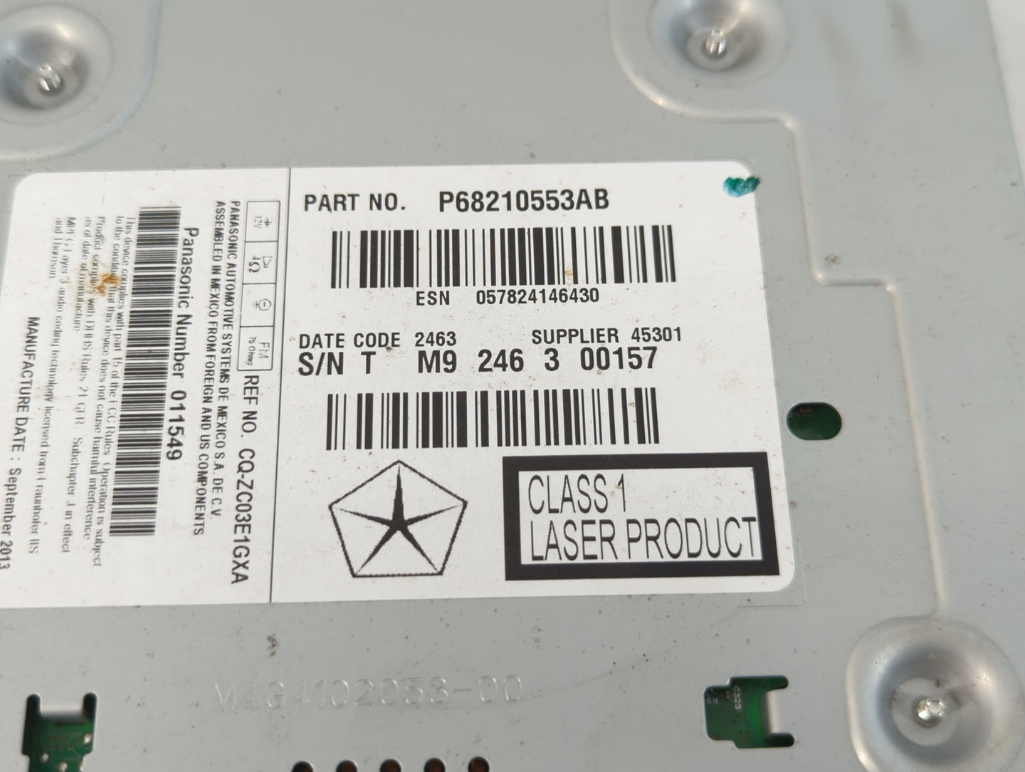 2014-2014 Dodge Charger Undefined - Oemusedautoparts1.com
