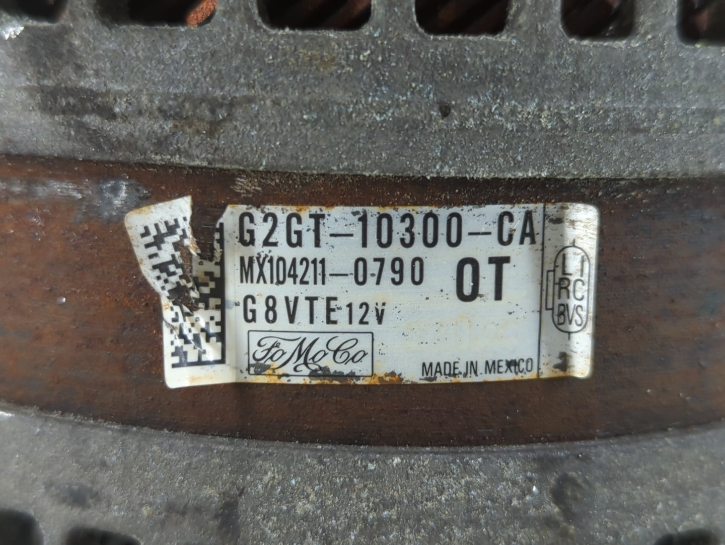 2011-2022 Dodge Charger Alternator Replacement Generator Charging Assembly Engine OEM P/N:G2GT-10300-CA Fits OEM Used Auto P