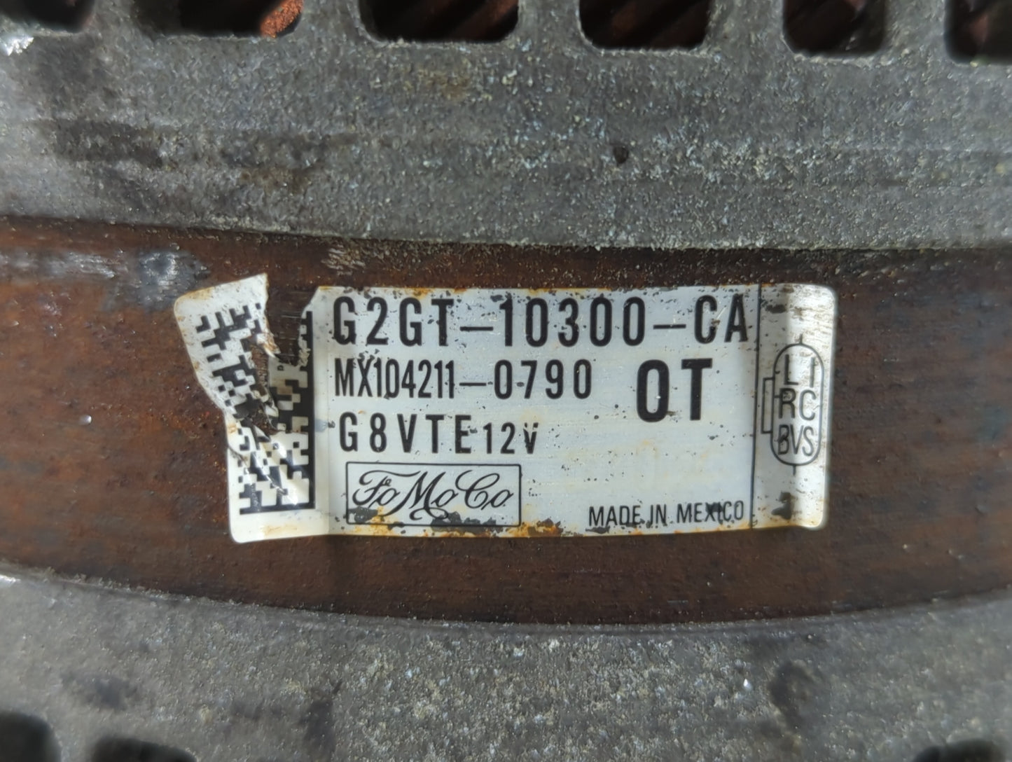 2011-2022 Dodge Charger Alternator Replacement Generator Charging Assembly Engine OEM P/N:G2GT-10300-CA Fits OEM Used Auto P