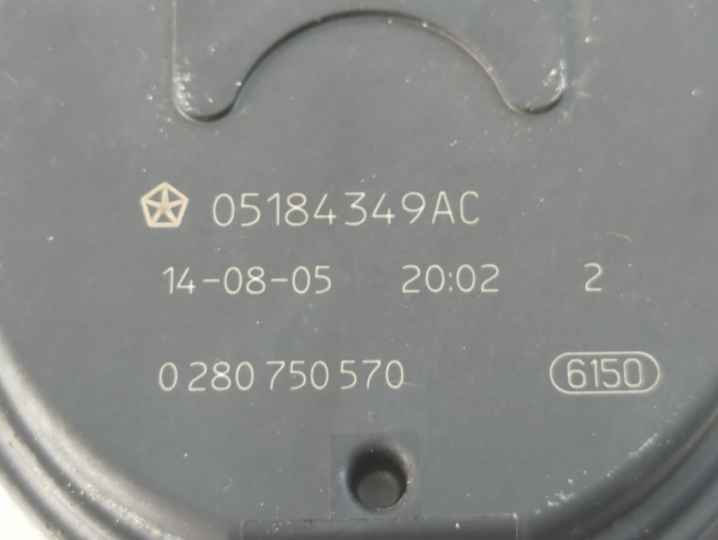 2011-2022 Dodge Charger Throttle Body P/N:0 280 750 570 05184349AC Fits OEM Used Auto Parts - Oemusedautoparts1.com