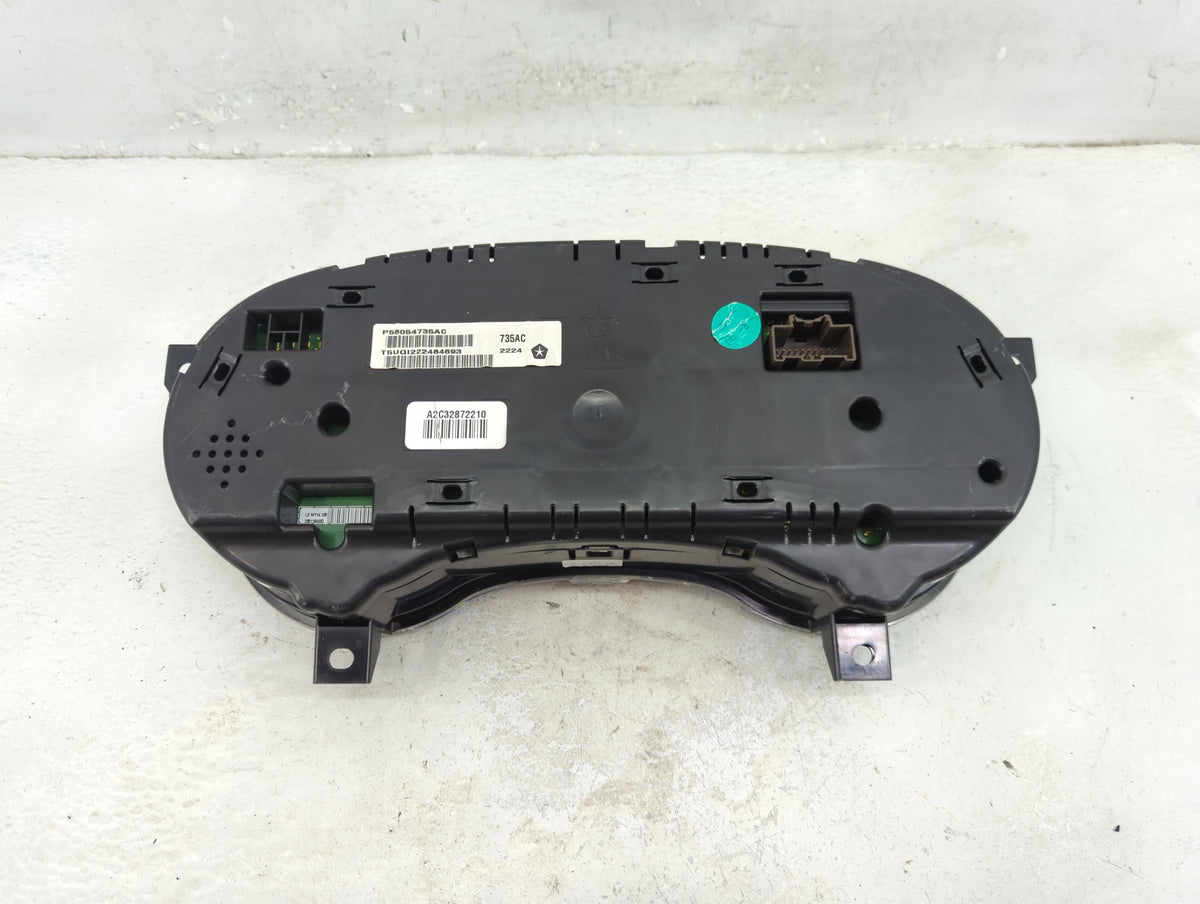 2014 Dodge Charger Instrument Cluster Speedometer Gauges P/N:P56054735AC Miles:161K Fits OEM Used Auto Parts - Oemusedautopa