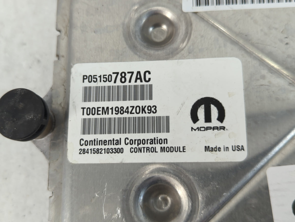2014 Dodge Charger PCM Engine Control Computer ECU ECM PCU OEM P/N:P05150787AC OEM Used Auto Parts - Oemusedautoparts1.com