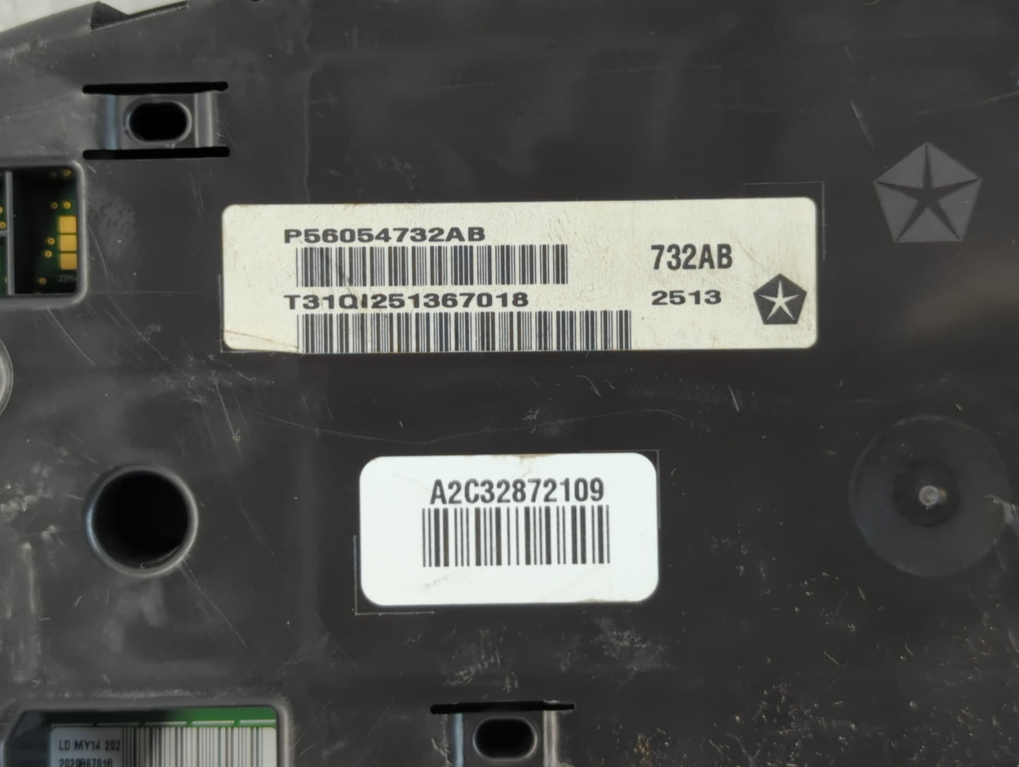 2014 Dodge Charger Instrument Cluster Speedometer Gauges P/N:P56054732AB Fits OEM Used Auto Parts - Oemusedautoparts1.com