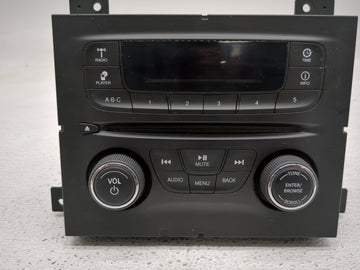 2013-2014 Dodge Dart Radio AM FM Cd Player Receiver Replacement P/N:04692356AH Fits Fits 2013 2014 OEM Used Auto Parts - Oem