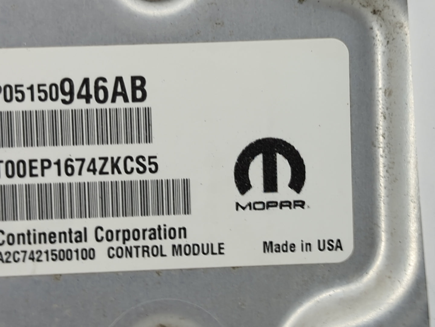 2014 Dodge Dart PCM Engine Control Computer ECU ECM PCU OEM P/N:P05150946AB T00EP1674ZKCS5, A2C7421500100 Fits OEM Used Auto