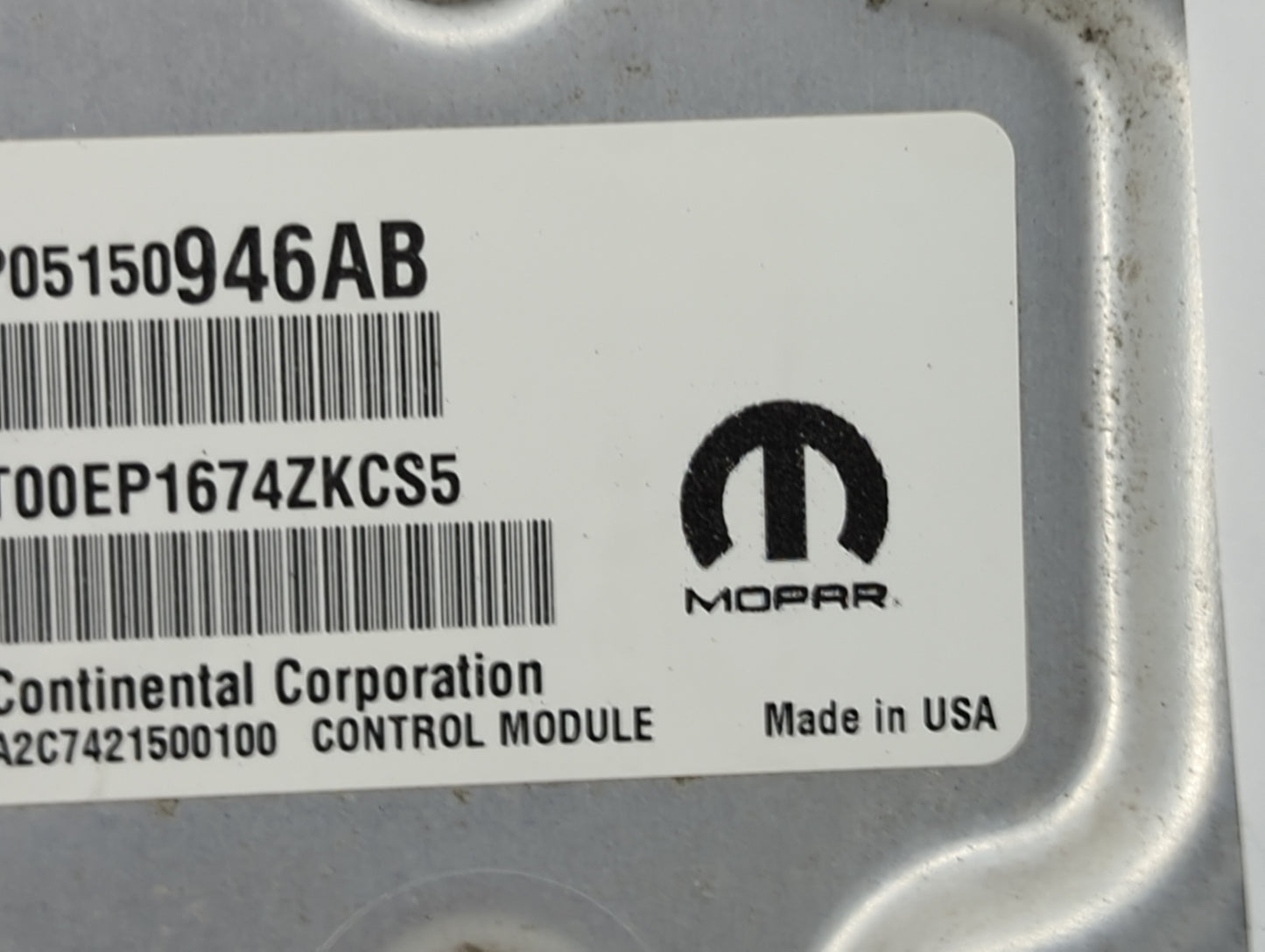 2014 Dodge Dart PCM Engine Control Computer ECU ECM PCU OEM P/N:P05150946AB T00EP1674ZKCS5, A2C7421500100 Fits OEM Used Auto