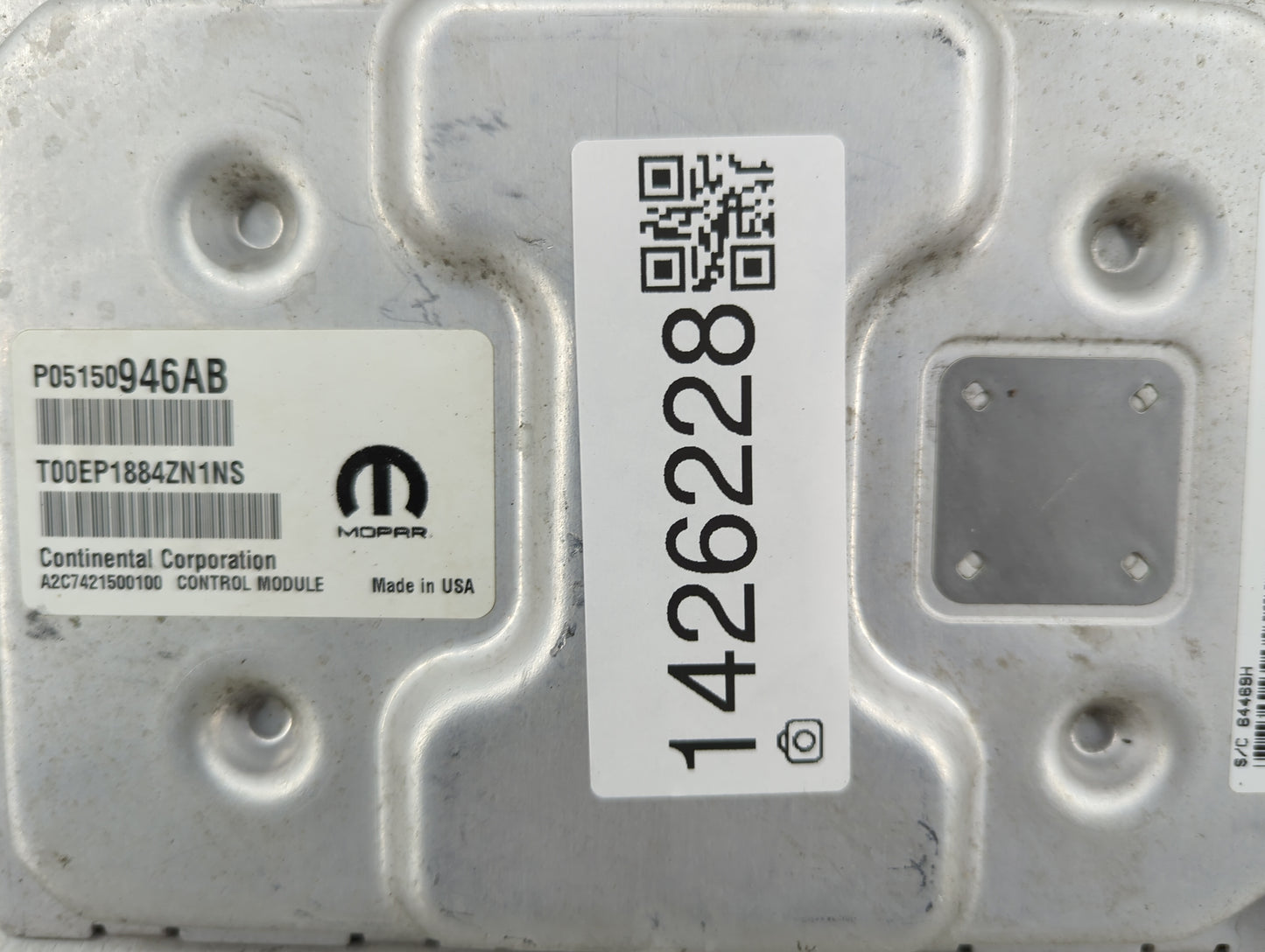 2014 Dodge Dart PCM Engine Control Computer ECU ECM PCU OEM P/N:P05150946AB Fits OEM Used Auto Parts - Oemusedautoparts1.com