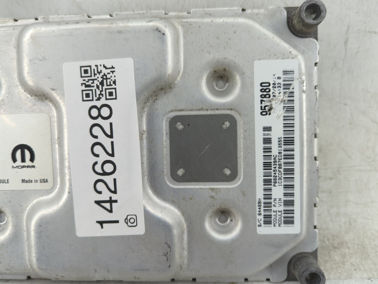 2014 Dodge Dart PCM Engine Control Computer ECU ECM PCU OEM P/N:P05150946AB Fits OEM Used Auto Parts - Oemusedautoparts1.com