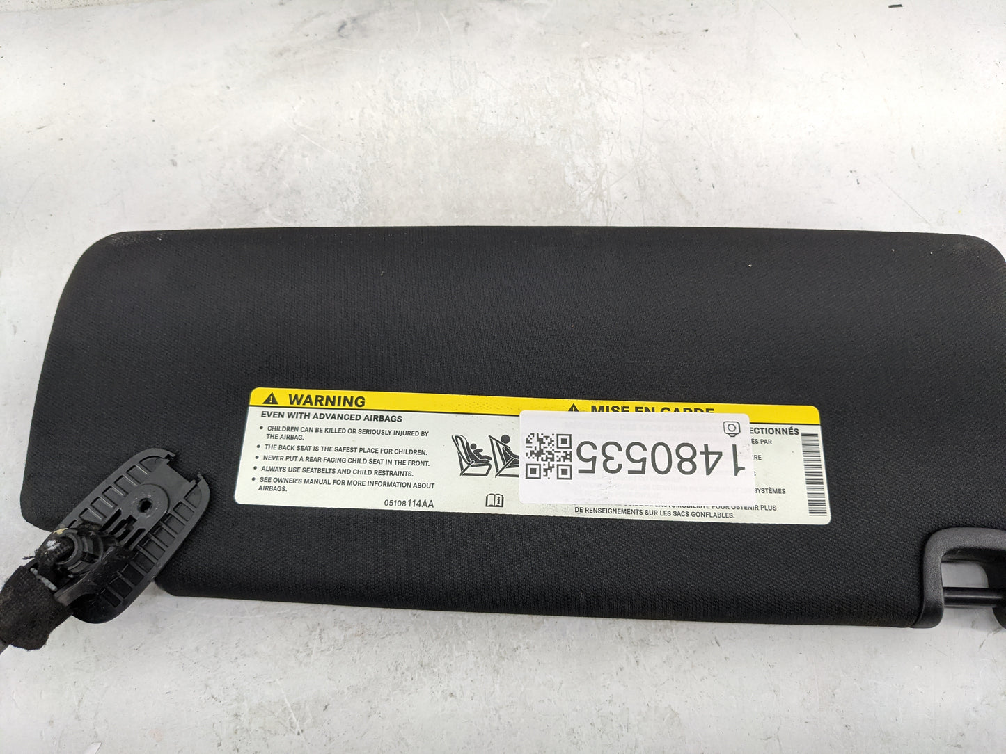 2013-2016 Dodge Dart Sun Visor Shade Replacement Driver Left Mirror Fits Fits 2013 2014 2015 2016 OEM Used Auto Parts - Oemu
