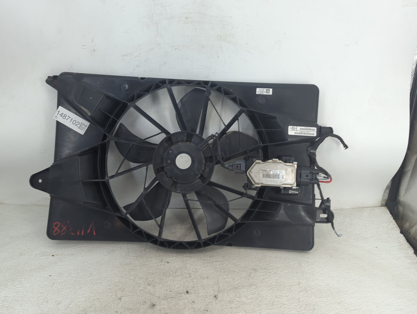 2013-2016 Dodge Dart Electric Radiator Cooling Fan Motor Assembly P/N:1137328793 68189127-AA Fits Fits 2013 2014 2015 2016 O