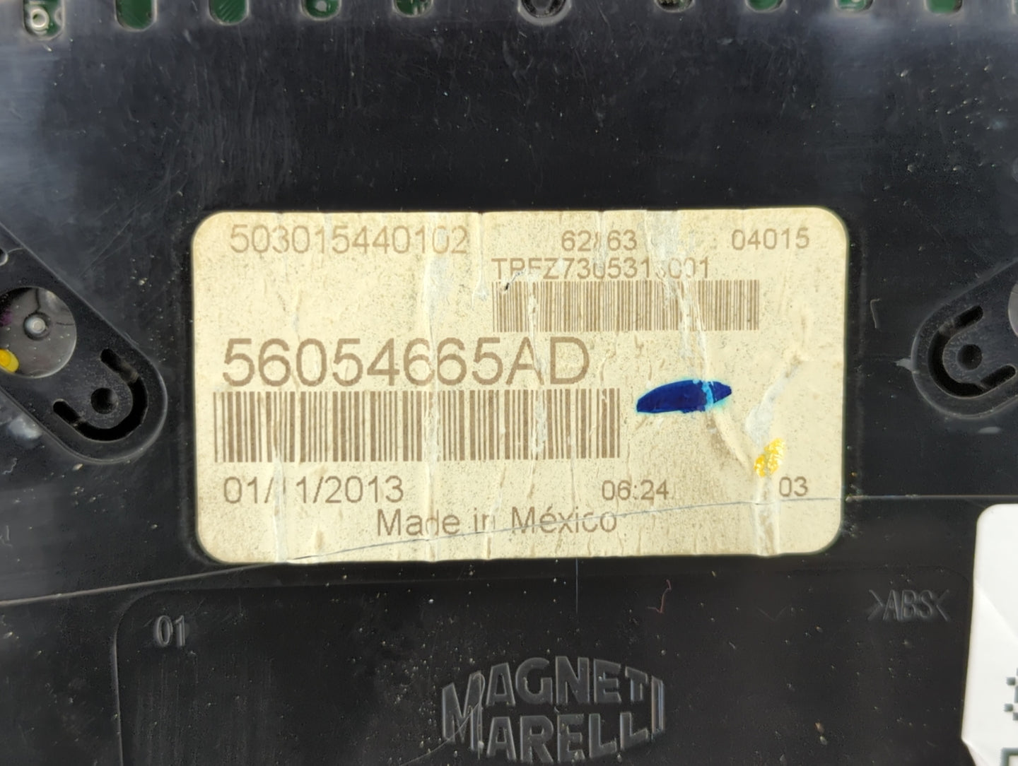 2014 Dodge Dart Instrument Cluster Speedometer Gauges P/N:56054665AD Fits OEM Used Auto Parts - Oemusedautoparts1.com