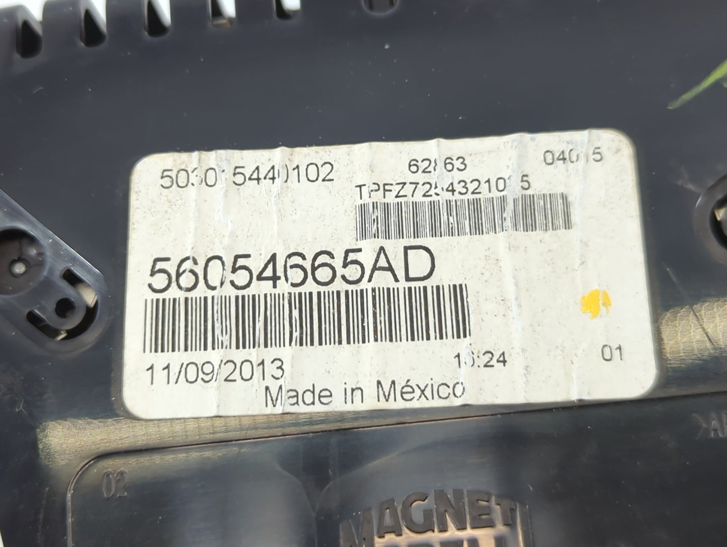 2014 Dodge Dart Instrument Cluster Speedometer Gauges P/N:56054665AD Fits OEM Used Auto Parts - Oemusedautoparts1.com