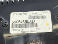 2014 Dodge Dart Instrument Cluster Speedometer Gauges P/N:56054665AD Fits OEM Used Auto Parts - Oemusedautoparts1.com