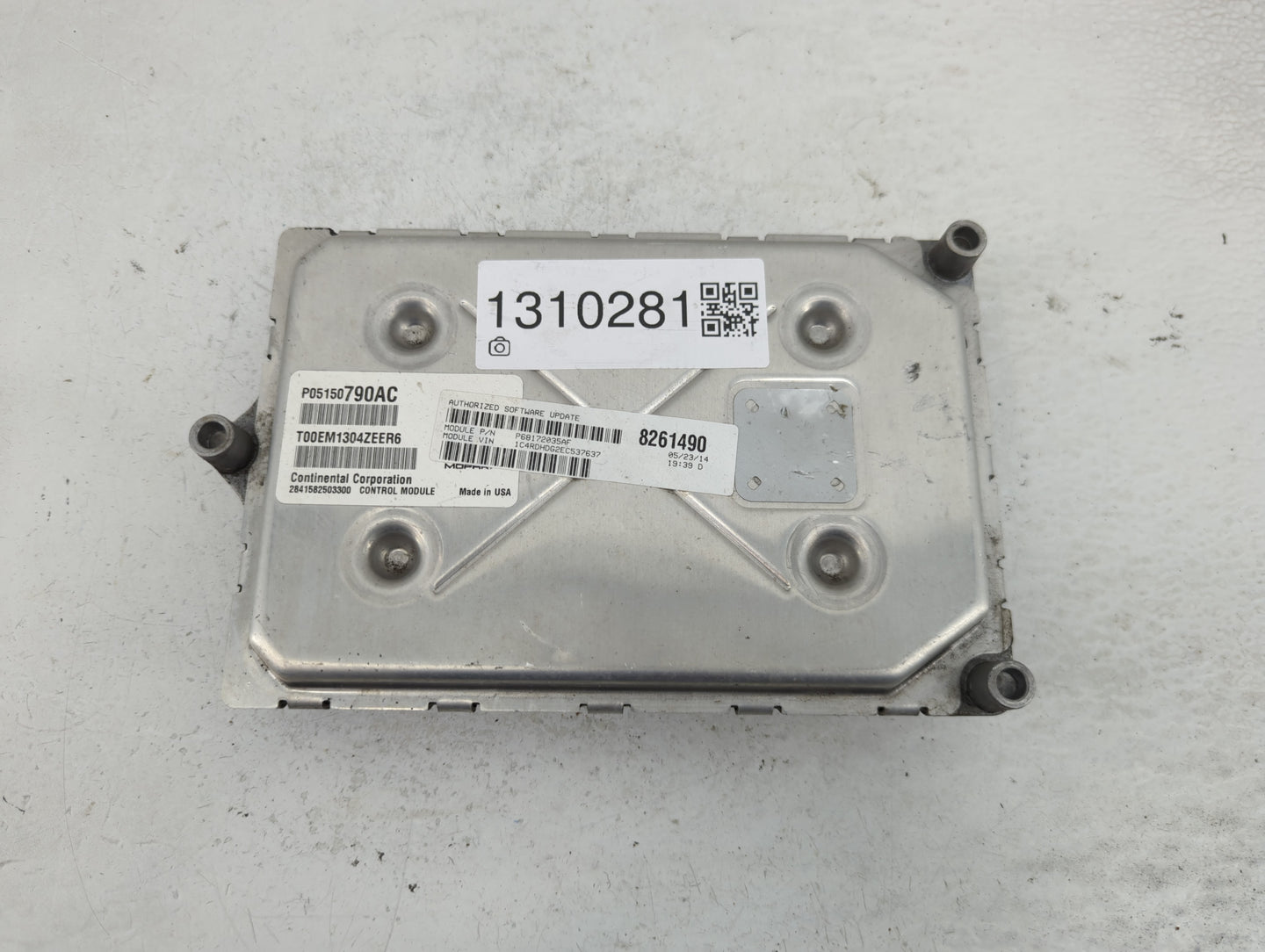 2014 Dodge Durango PCM Engine Control Computer ECU ECM PCU OEM P/N:P05150790AC Fits OEM Used Auto Parts - Oemusedautoparts1.