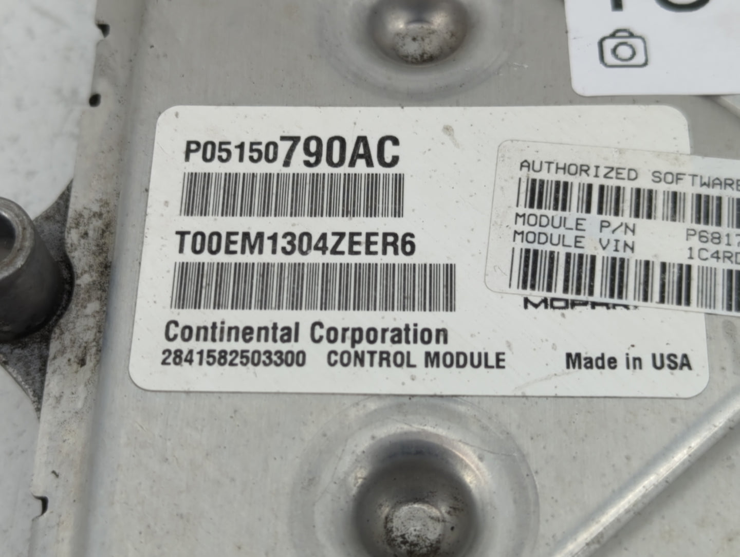 2014 Dodge Durango PCM Engine Control Computer ECU ECM PCU OEM P/N:P05150790AC Fits OEM Used Auto Parts - Oemusedautoparts1.