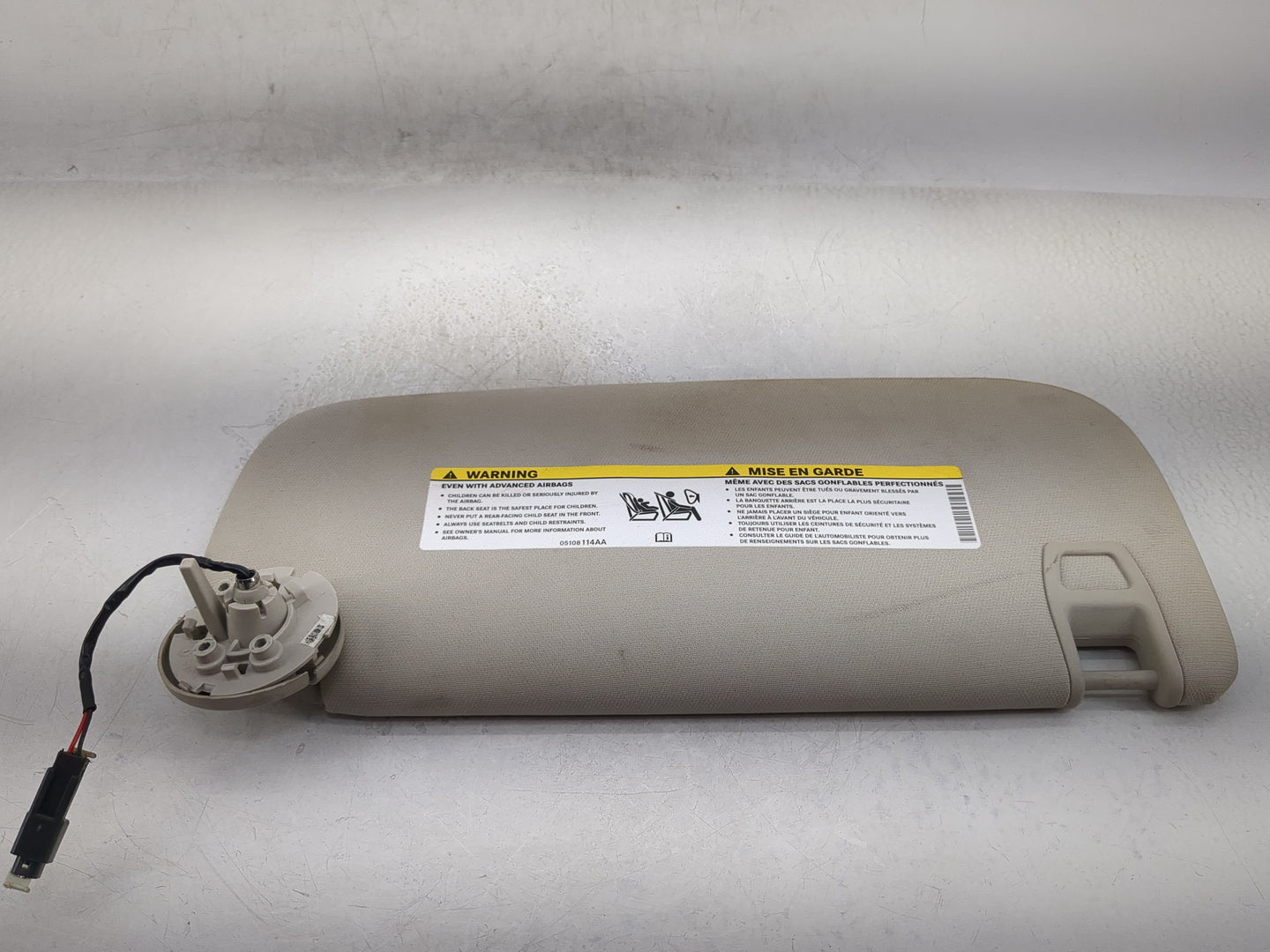 2011-2022 Dodge Durango Sun Visor Shade Replacement Driver Left Mirror Fits OEM Used Auto Parts - Oemusedautoparts1.com