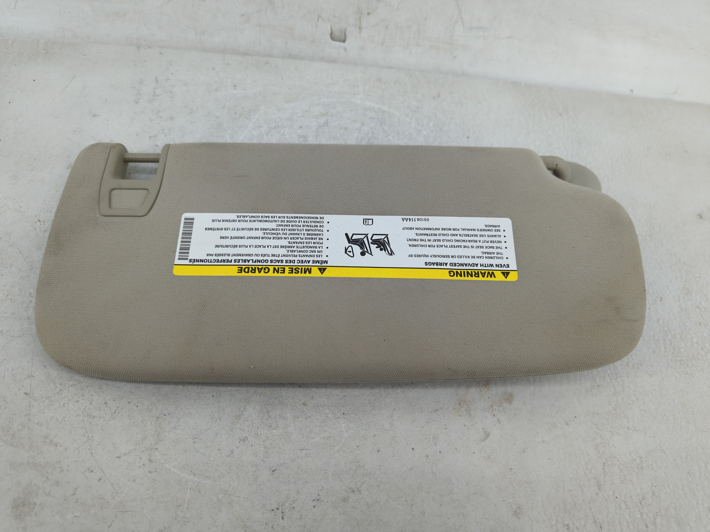 2011-2022 Dodge Durango Sun Visor Shade Replacement Driver Left Mirror Fits OEM Used Auto Parts - Oemusedautoparts1.com
