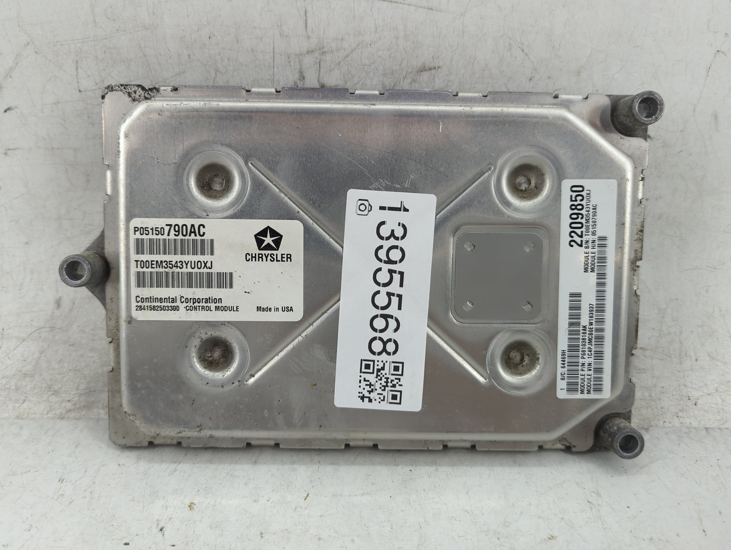 2014 Dodge Durango PCM Engine Control Computer ECU ECM PCU OEM P/N:05150790AC Fits OEM Used Auto Parts - Oemusedautoparts1.c
