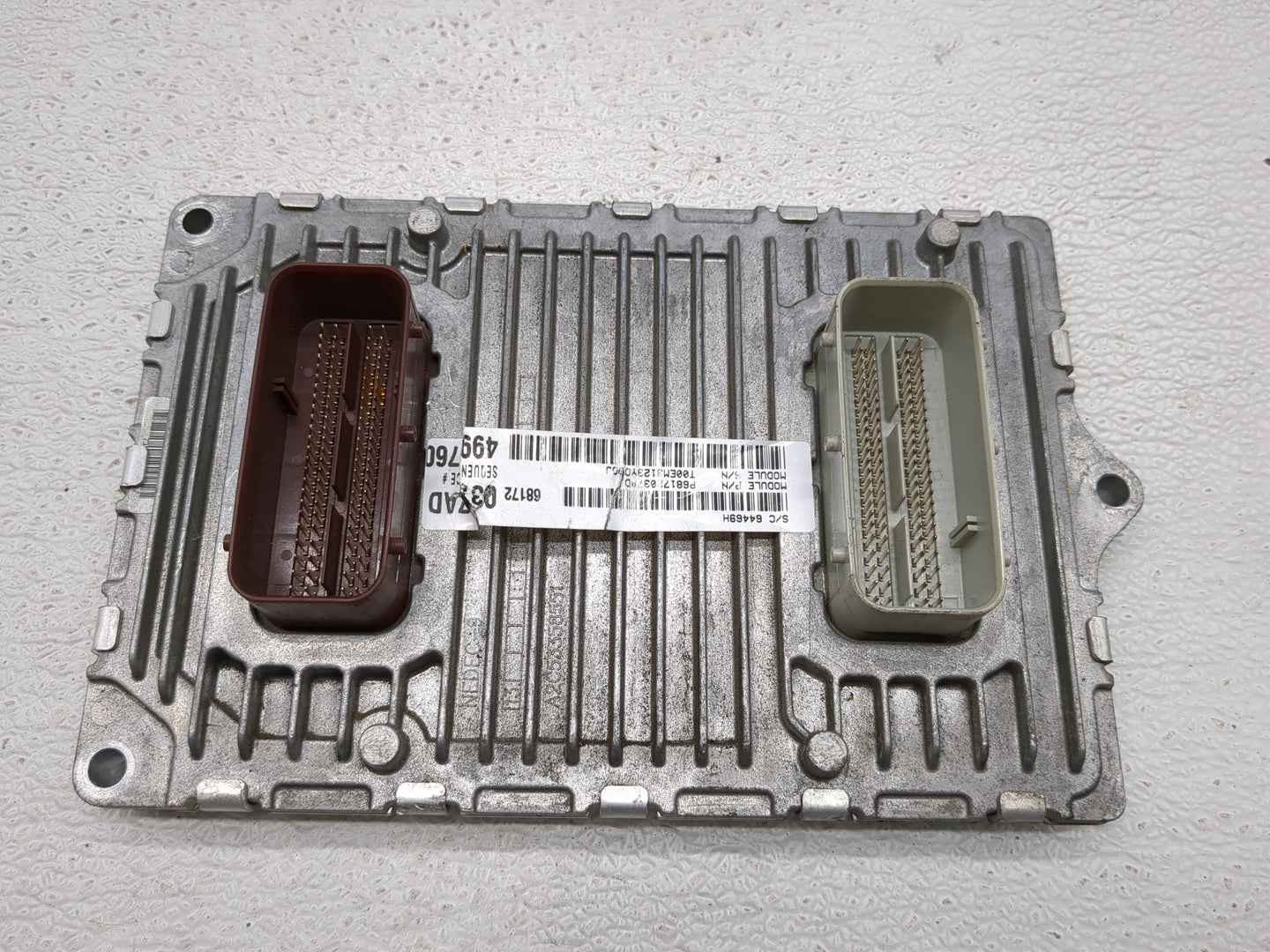 2014 Dodge Durango PCM Engine Control Computer ECU ECM PCU OEM P/N:68172037AD Fits OEM Used Auto Parts - Oemusedautoparts1.c