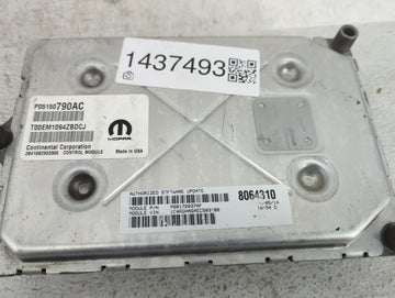 2014 Dodge Durango PCM Engine Control Computer ECU ECM PCU OEM P/N:P05150790AC P68172037AF Fits OEM Used Auto Parts - Oemuse