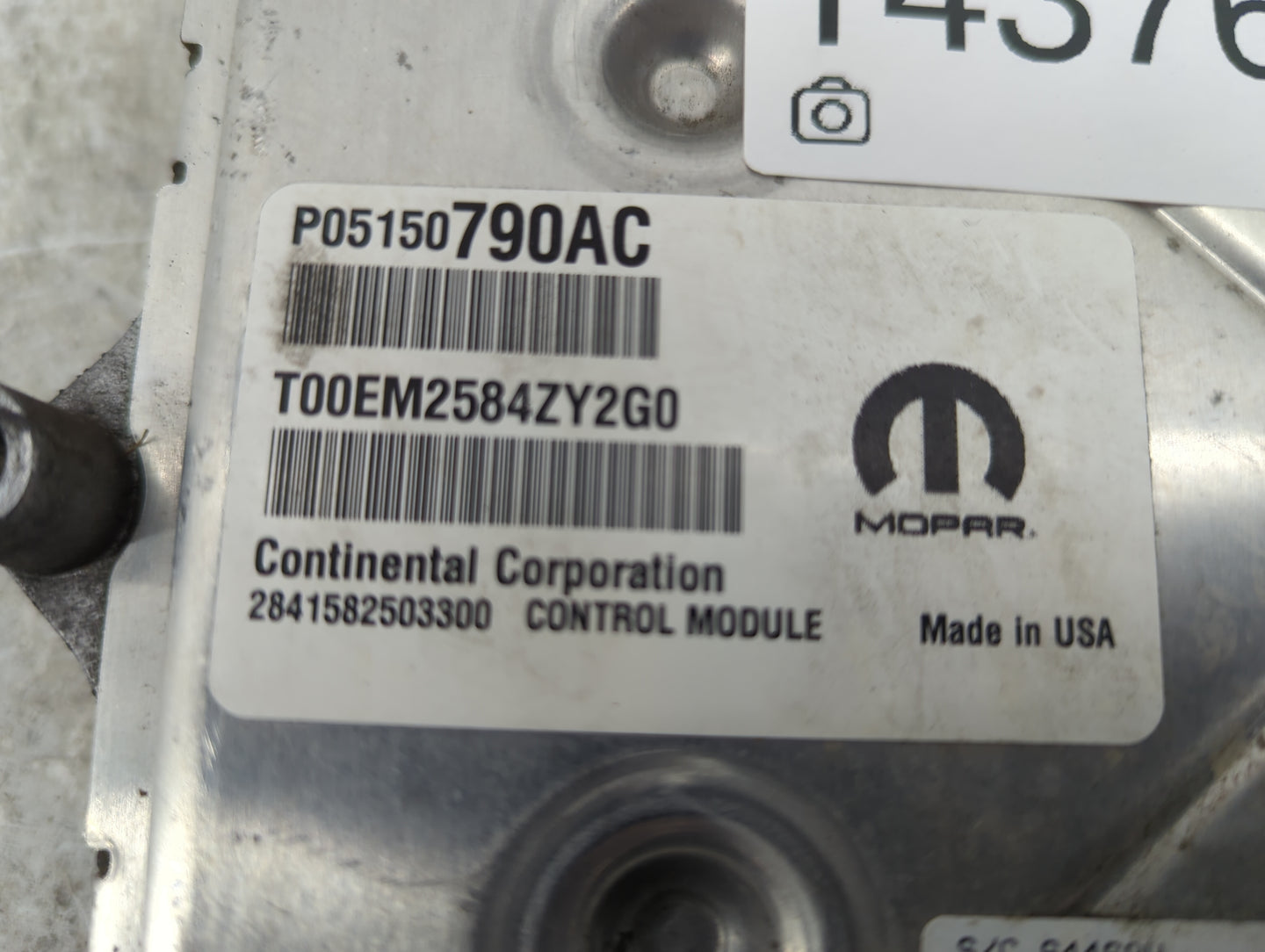 2014 Dodge Durango PCM Engine Control Computer ECU ECM PCU OEM P/N:P05150790AC P68172035AF Fits OEM Used Auto Parts - Oemuse
