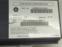 2011-2016 Dodge Durango Radio Speaker Amplifier 05091214ah - Oemusedautoparts1.com