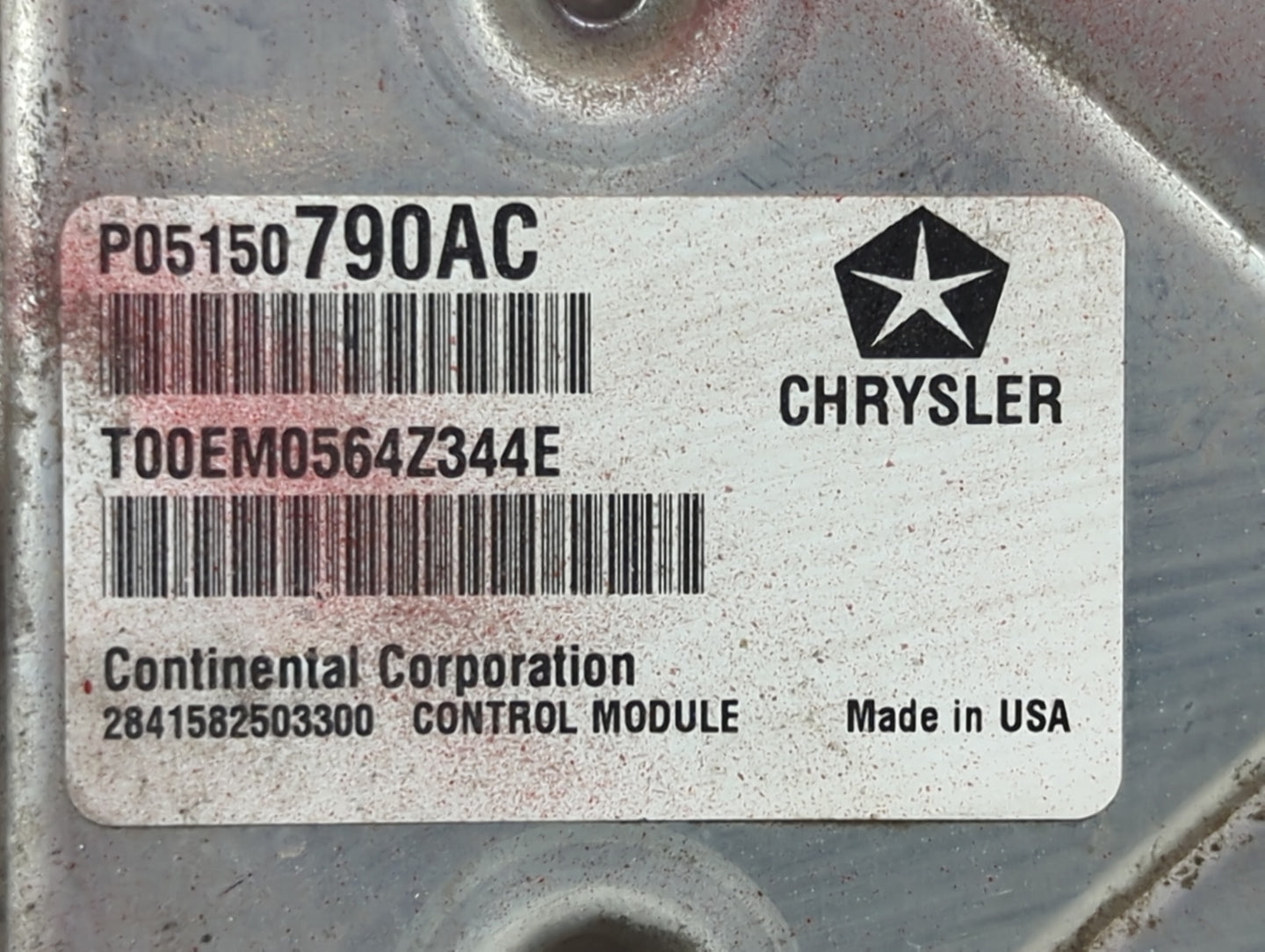 2014 Dodge Durango PCM Engine Control Computer ECU ECM PCU OEM P/N:P05150790AC Fits OEM Used Auto Parts - Oemusedautoparts1.