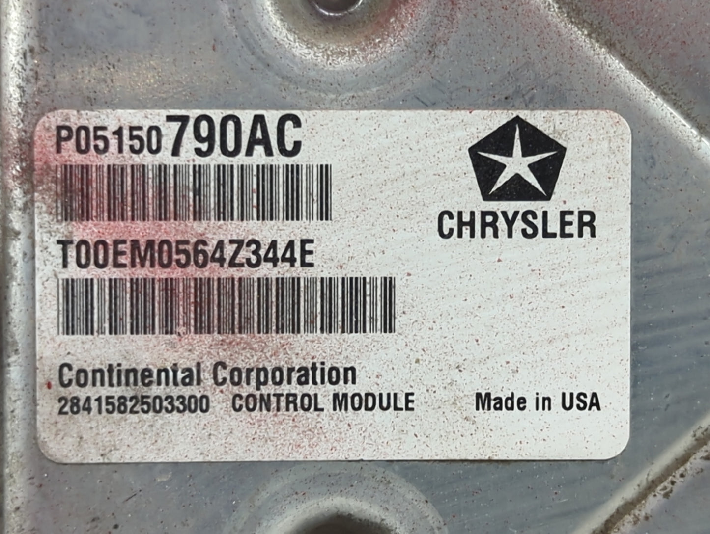 2014 Dodge Durango PCM Engine Control Computer ECU ECM PCU OEM P/N:P05150790AC Fits OEM Used Auto Parts - Oemusedautoparts1.