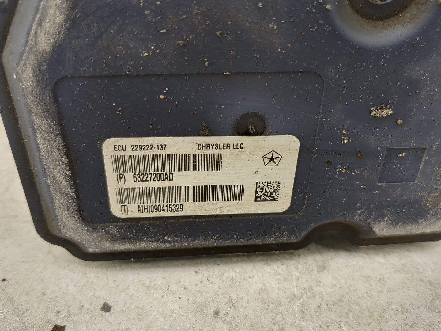 2014-2015 Dodge Durango ABS Pump Control Module Replacement P/N:68227200AD P68227200AD, 229222-137 Fits Fits 2014 2015 OEM U