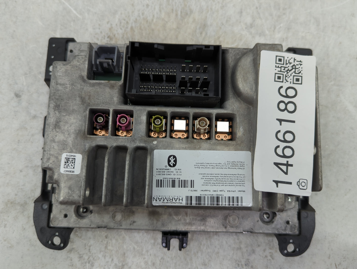 2014 Dodge Durango Radio AM FM Cd Player Receiver Replacement P/N:T00BE195470315 68164641AH, QNG-BE280, 6434C-BE280 Fits OEM