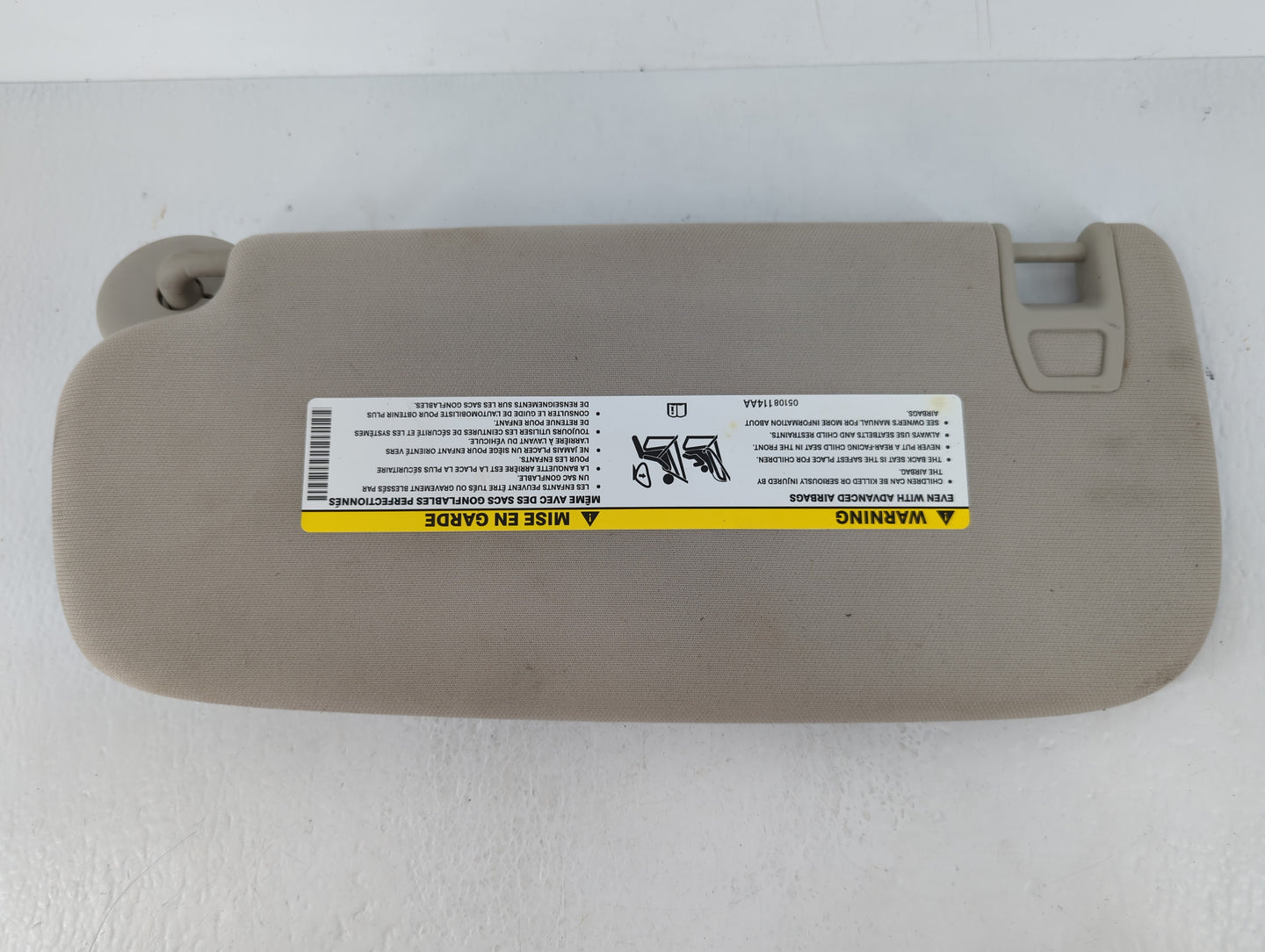 2011-2022 Dodge Durango Sun Visor Shade Replacement Passenger Right Mirror Fits OEM Used Auto Parts - Oemusedautoparts1.com