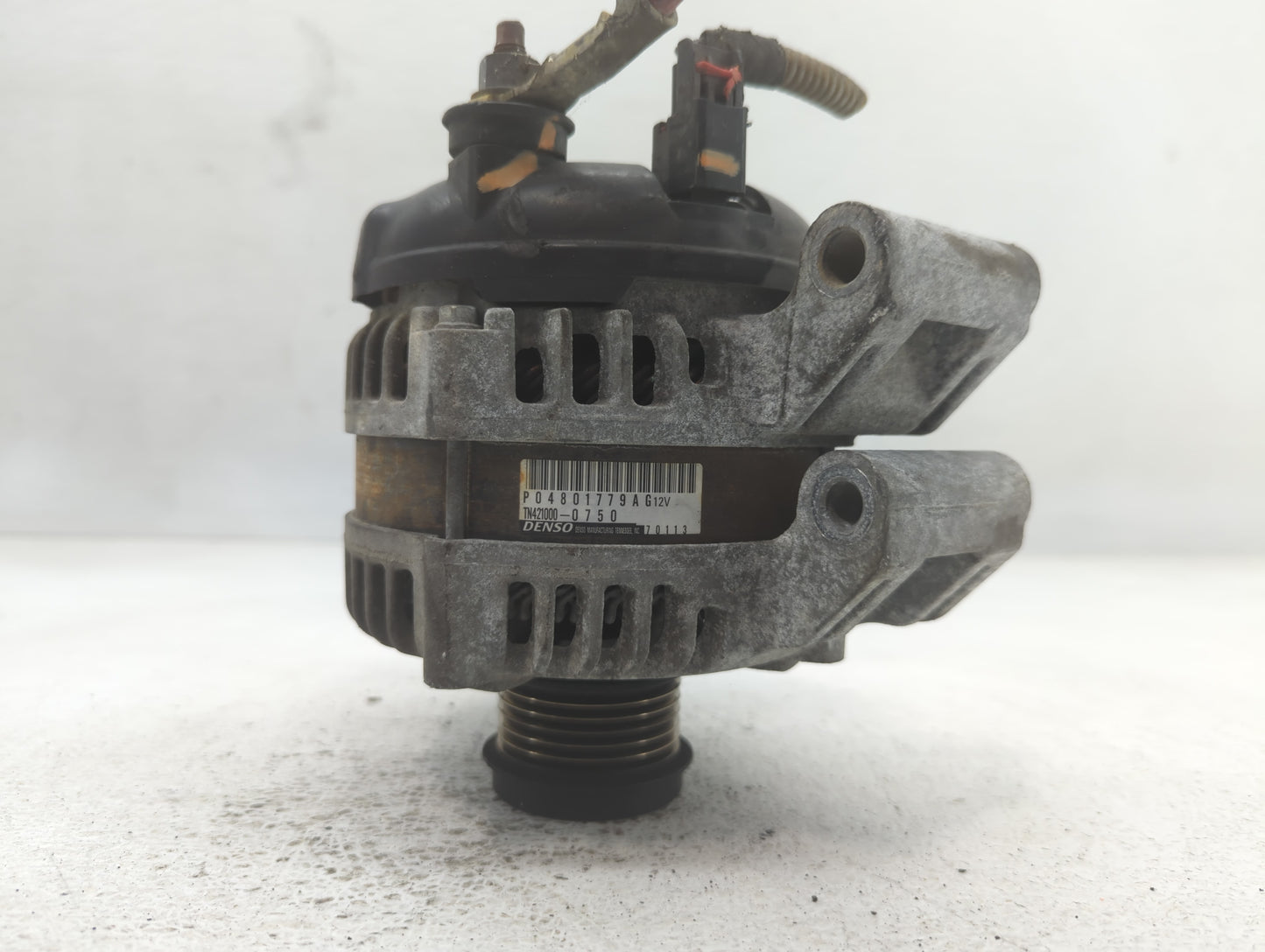 2011-2015 Dodge Durango Alternator Replacement Generator Charging Assembly Engine OEM P/N:P04801779AG Fits OEM Used Auto Par