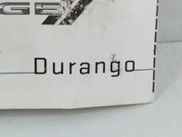 2014 Dodge Durango Owners Manual Book Guide P/N:14W001-126-AD OEM Used Auto Parts - Oemusedautoparts1.com