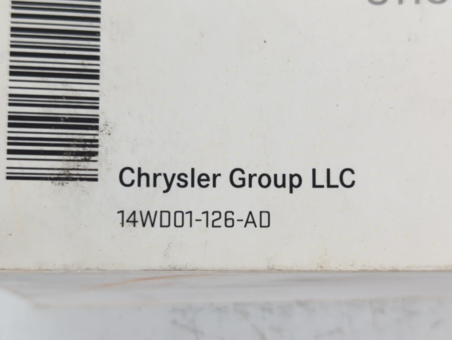 2014 Dodge Durango Owners Manual Book Guide P/N:14W001-126-AD OEM Used Auto Parts - Oemusedautoparts1.com