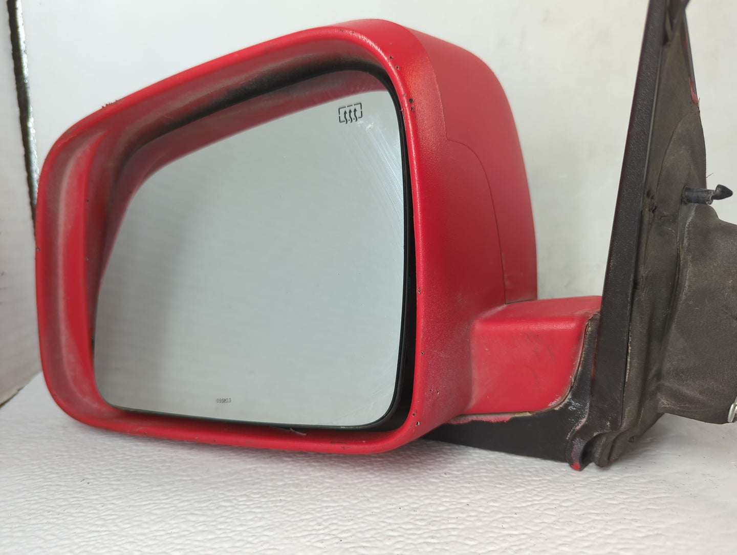 2011-2021 Dodge Durango Driver Left Side View Manual Door Mirror Red - Oemusedautoparts1.com