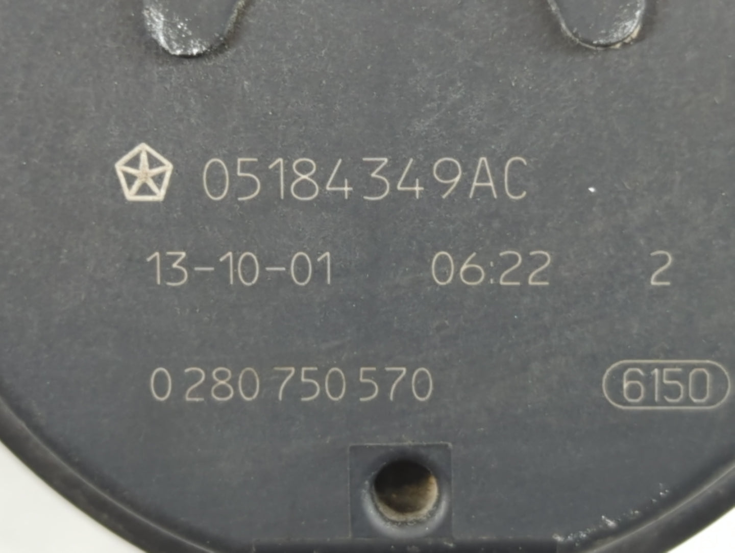 2011-2022 Dodge Durango Throttle Body P/N:0 280 750 570 05184349AC Fits OEM Used Auto Parts - Oemusedautoparts1.com