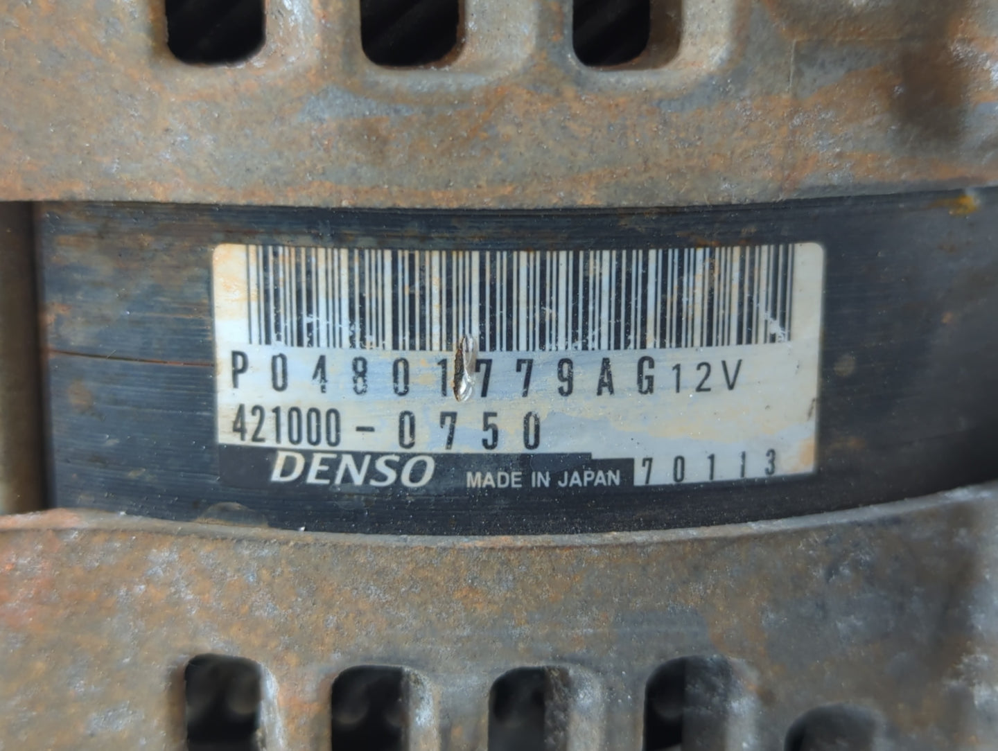 2011-2015 Dodge Durango Alternator Replacement Generator Charging Assembly Engine OEM P/N:421000-0750 P04801779AG Fits OEM U