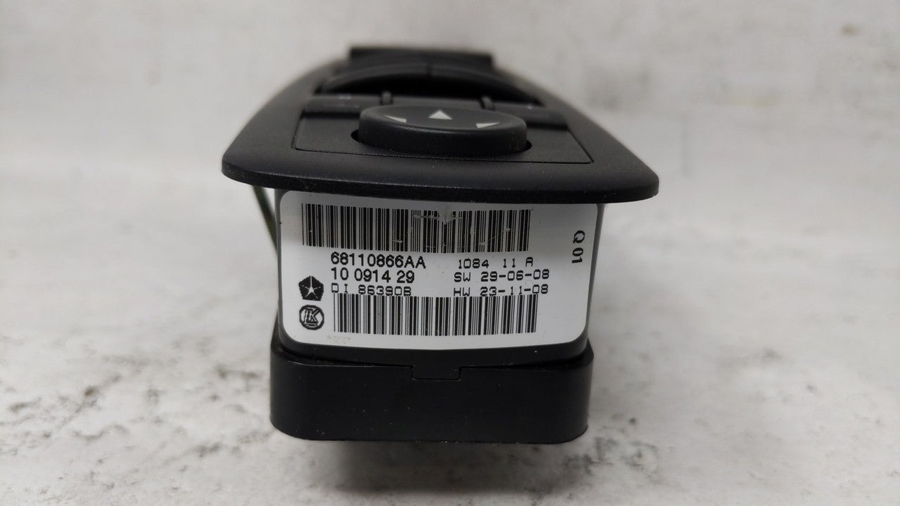 2012-2016 Dodge Grand Caravan Master Power Window Switch Replacement Driver Side Left P/N:10032638 68110866AA Fits OEM Used 