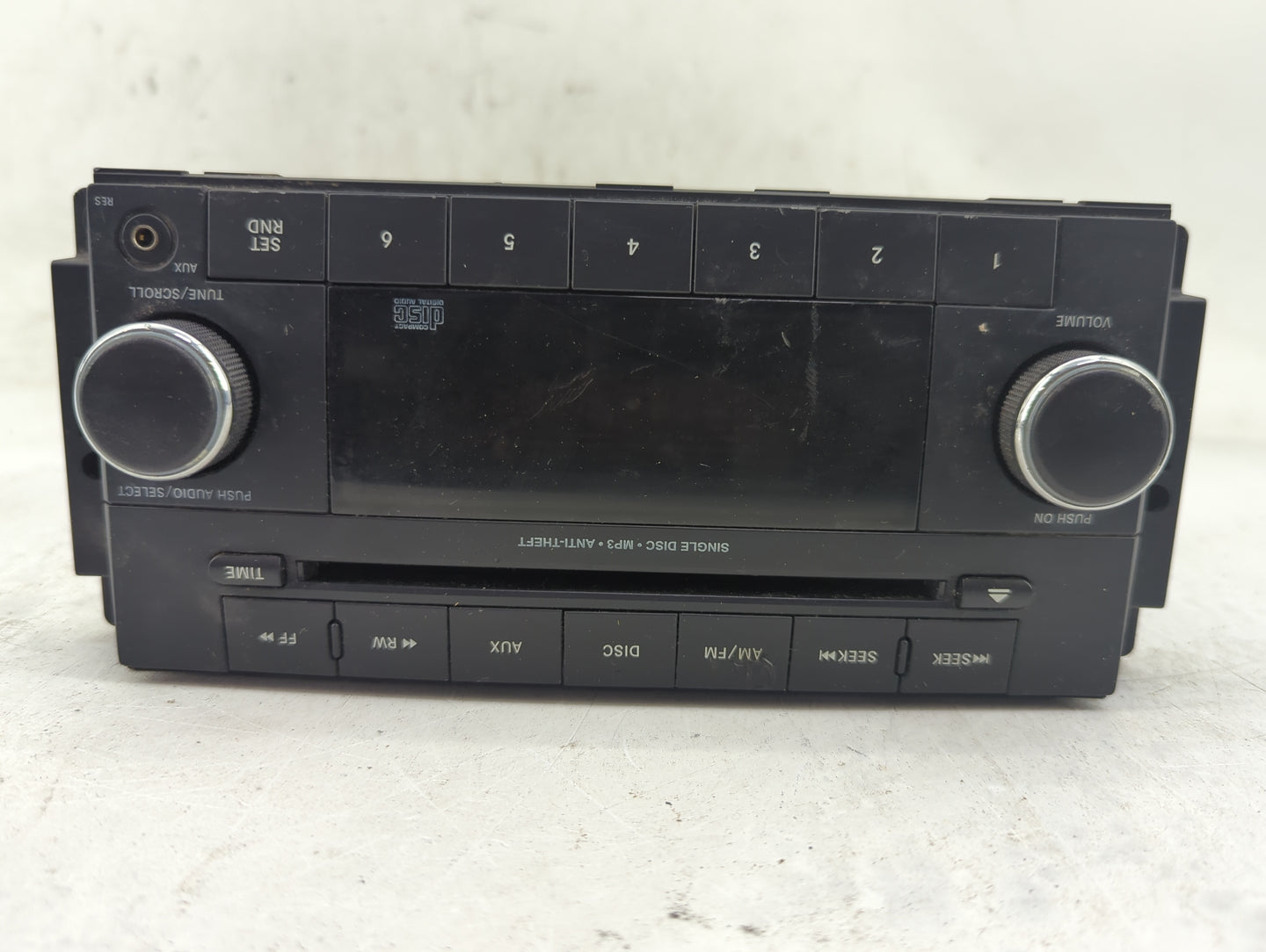 2012-2020 Dodge Grand Caravan Radio AM FM Cd Player Receiver Replacement P/N:P05091301AF SPNP05091301AF Fits OEM Used Auto P
