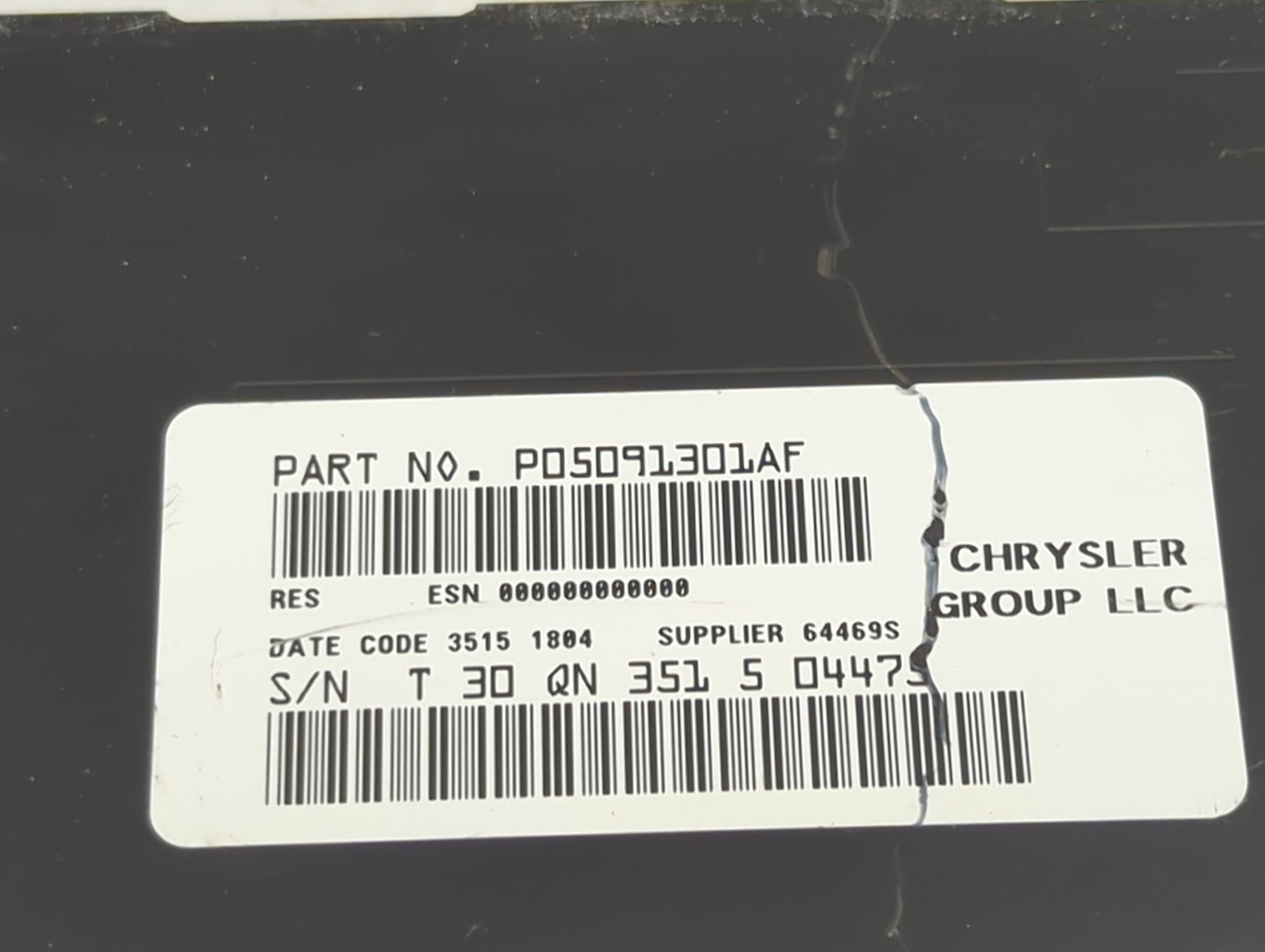 2012-2020 Dodge Grand Caravan Radio AM FM Cd Player Receiver Replacement P/N:P05091301AF SPNP05091301AF Fits OEM Used Auto P