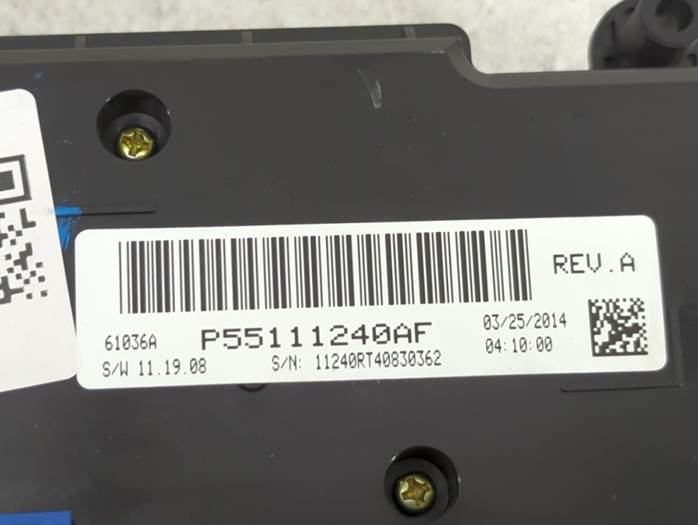 2011-2020 Dodge Grand Caravan Climate Control Module Temperature AC/Heater Replacement P/N:P55111240AF Fits OEM Used Auto Pa