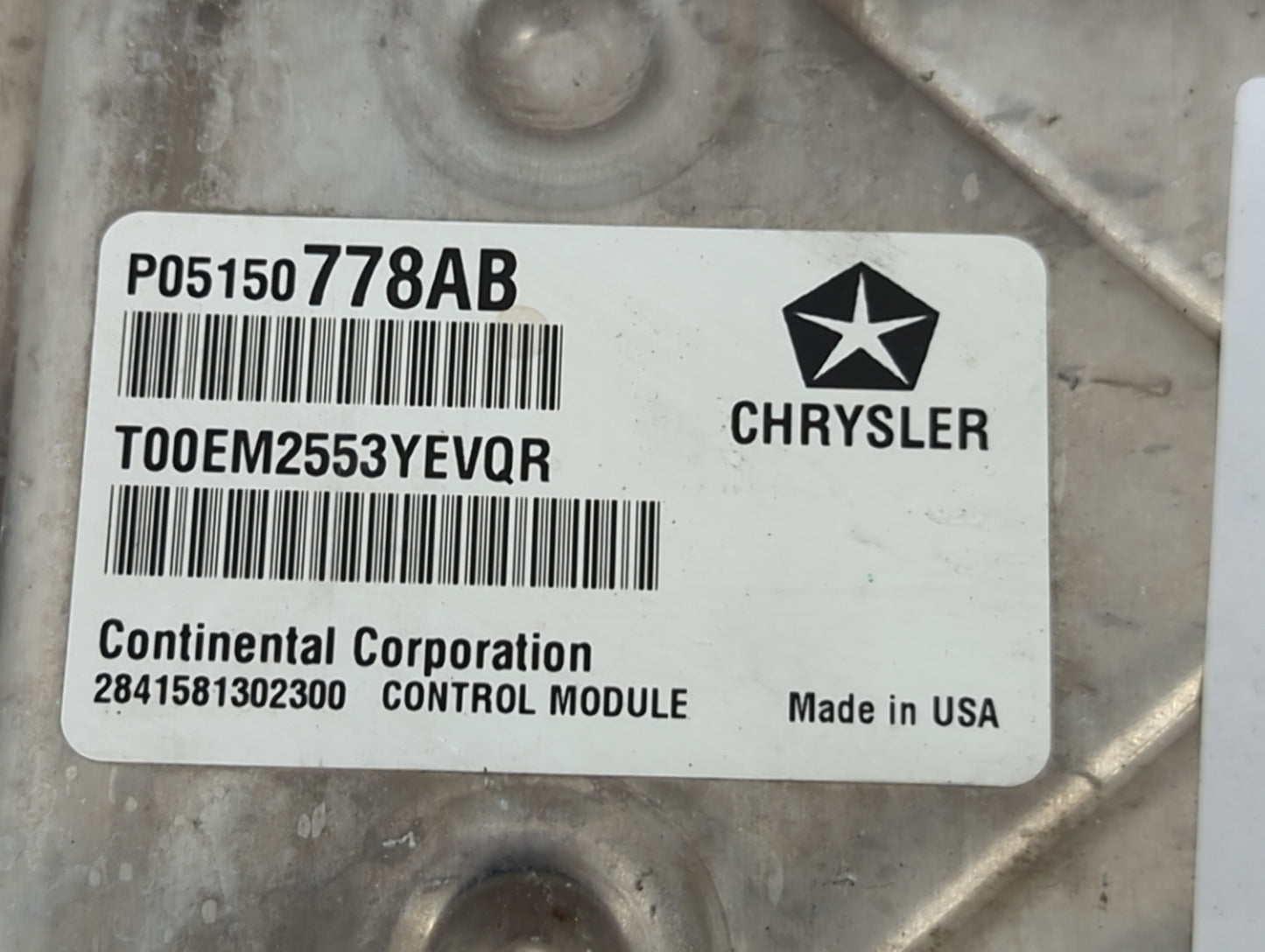 2014 Dodge Grand Caravan PCM Engine Control Computer ECU ECM PCU OEM P/N:P05150778AB T00EM2553YEVQR, 68276451AE Fits OEM Use