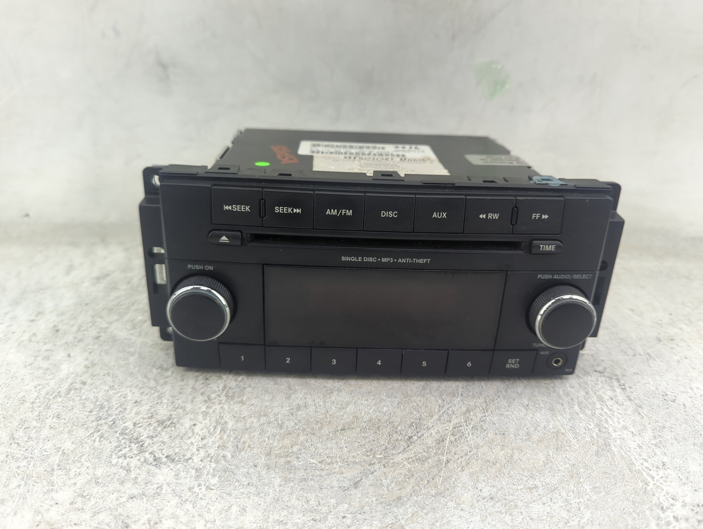 2012-2020 Dodge Grand Caravan Radio AM FM Cd Player Receiver Replacement P/N:P05091301AB Fits OEM Used Auto Parts - Oemuseda