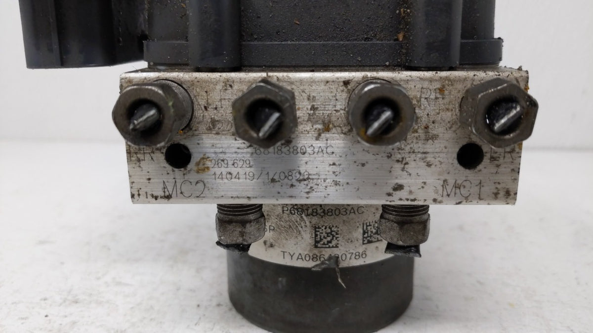 2014 Dodge Grand Caravan Anti-Lock Brake ABS Pump Module Actuator OEM P/N:P68183803AC 68183803AC Fits OEM Used Auto Parts - 