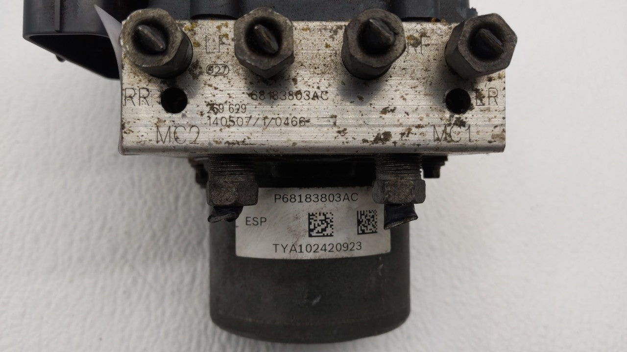 2014 Dodge Grand Caravan ABS Pump Control Module Replacement P/N:P68183803AC Fits OEM Used Auto Parts - Oemusedautoparts1.co